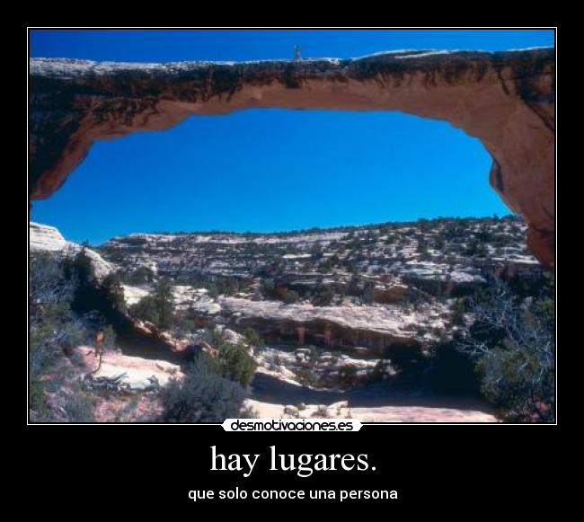 hay lugares. -