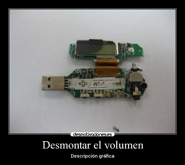 carteles desmontar volumen desmotivaciones