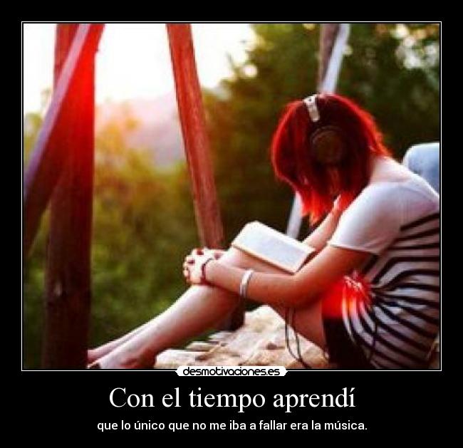 Con el tiempo aprendí - 