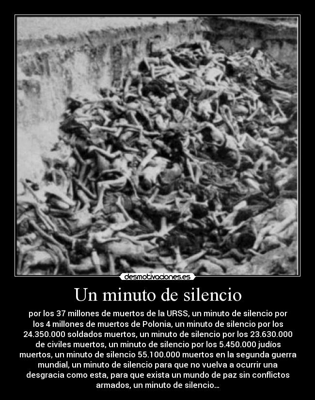 Un minuto de silencio -