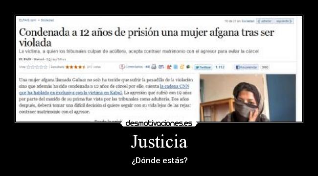 Justicia - ¿Dónde estás?