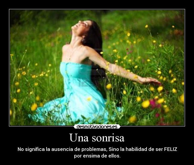 carteles sonrisa una sonrisa desmotivaciones
