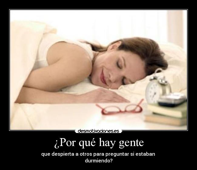 ¿Por qué hay gente - 