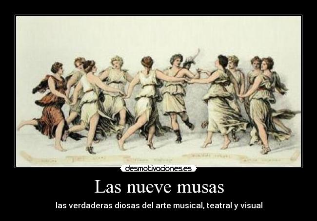 carteles musas griegos mitologia desmotivaciones