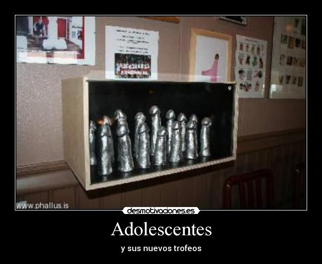 Adolescentes - y sus nuevos trofeos