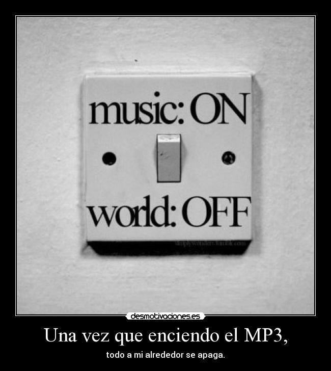 Una vez que enciendo el MP3, -