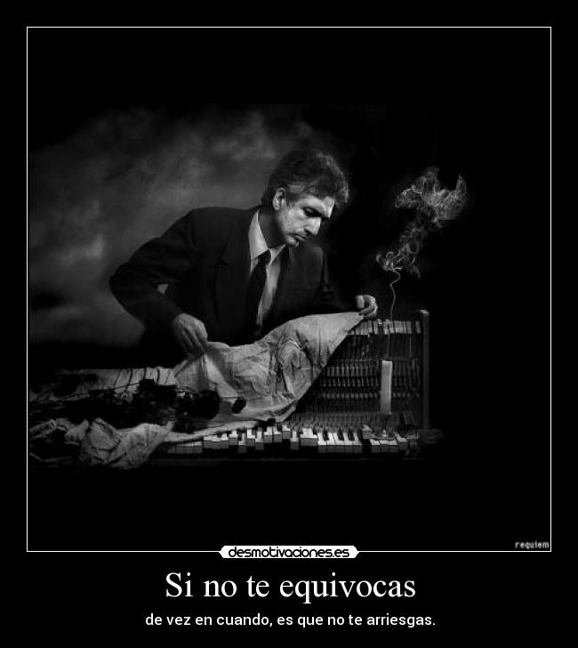 Si no te equivocas - 