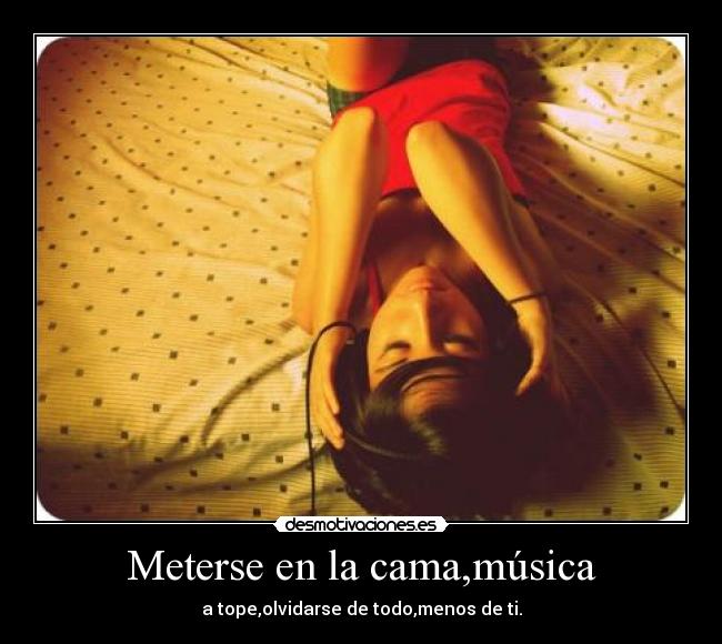 Meterse en la cama,música - 