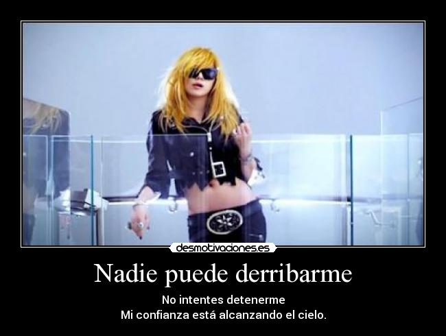 Nadie puede derribarme - 