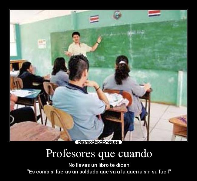 Profesores que cuando -