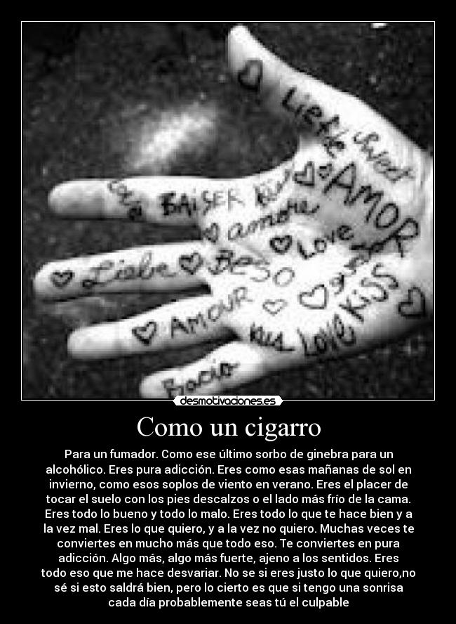 Como un cigarro - 