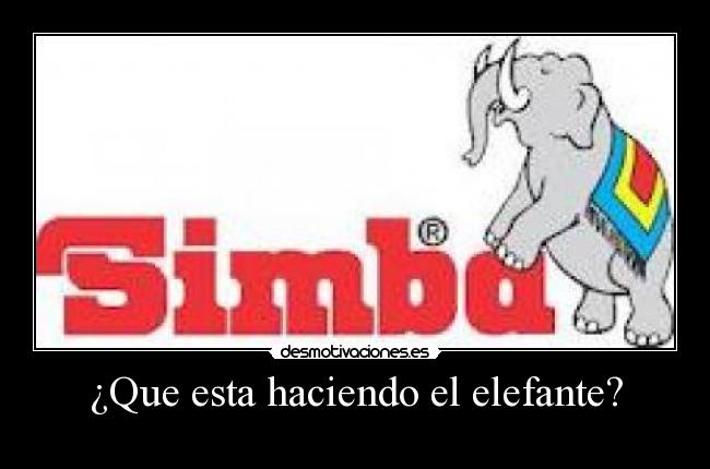 ¿Que esta haciendo el elefante? - 