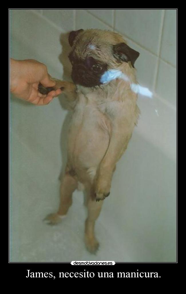 James, necesito una manicura. - 