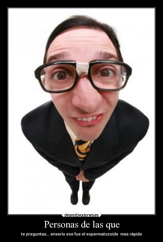 Personas de las que - 