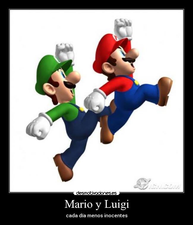 Mario y Luigi - cada día menos inocentes