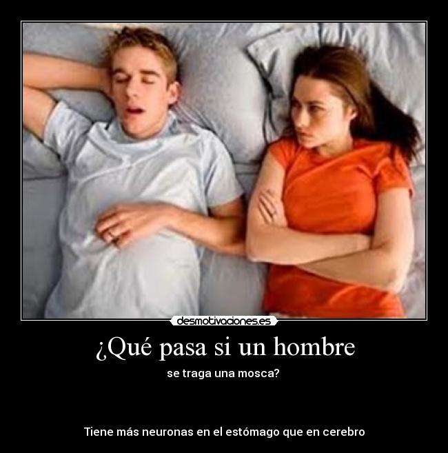 ¿Qué pasa si un hombre -