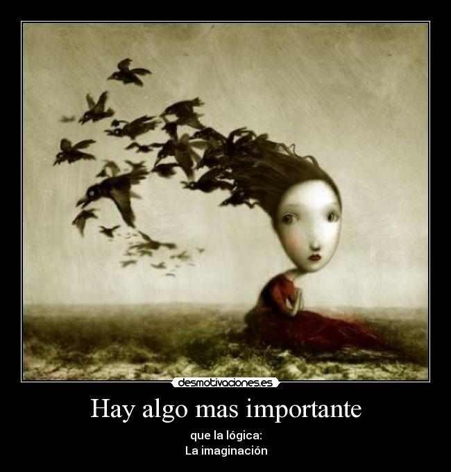 carteles imaginacion con dibujo nicoletta ceccoli desmotivaciones