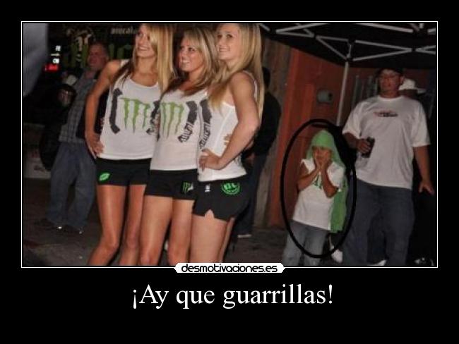 ¡Ay que guarrillas! -