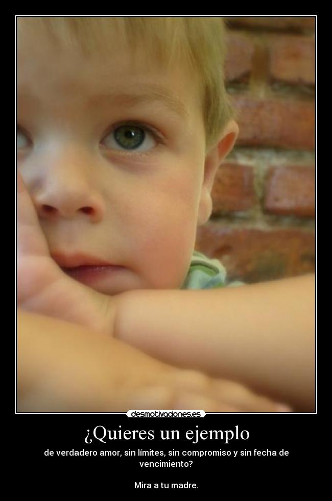 ¿Quieres un ejemplo -