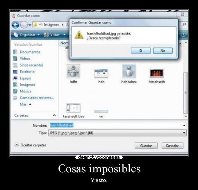 Cosas imposibles -