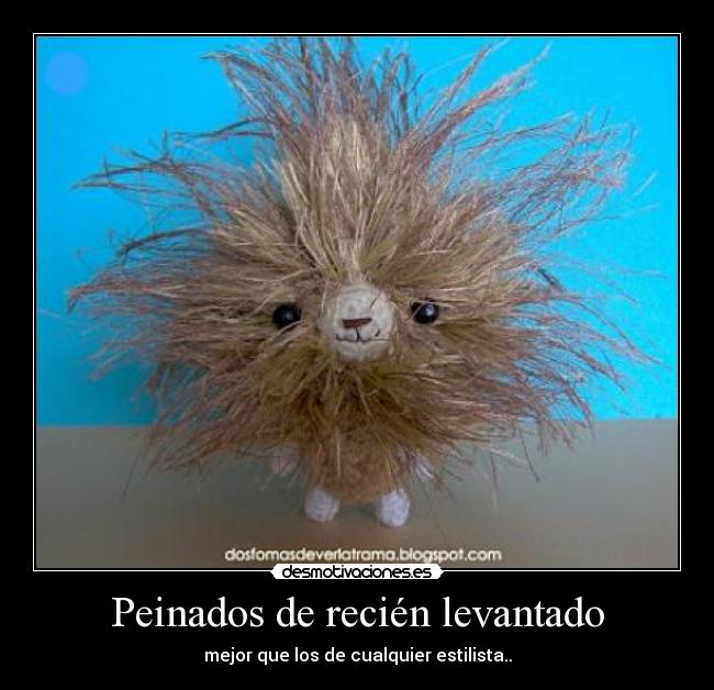 Peinados de recién levantado -