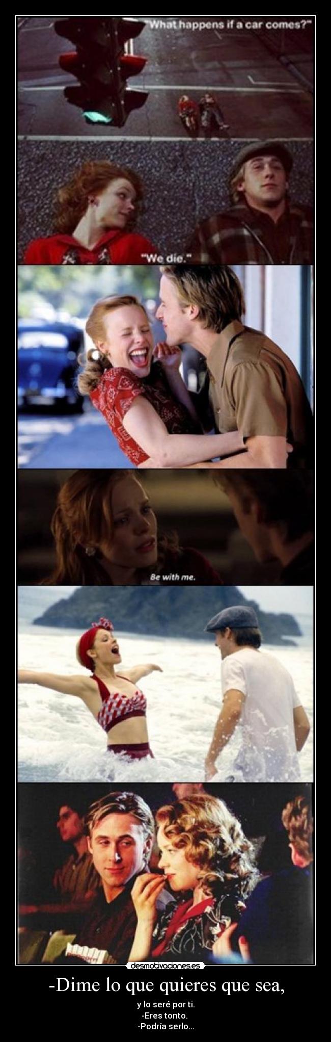 carteles the notebook desmotivaciones
