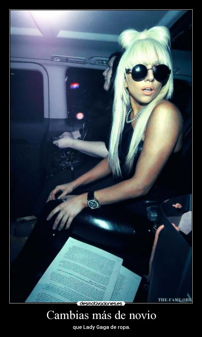 Cambias más de novio -