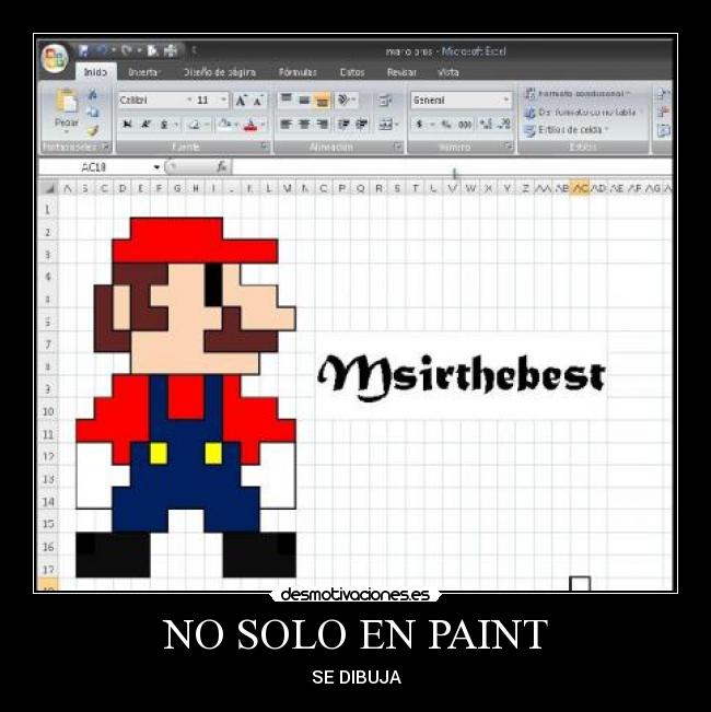 NO SOLO EN PAINT - SE DIBUJA
