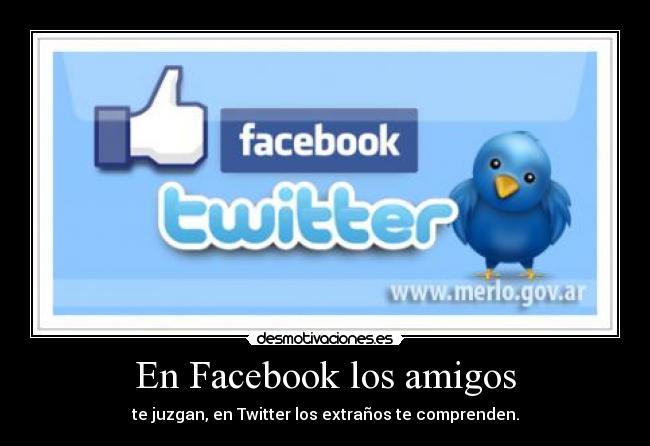 En Facebook los amigos -