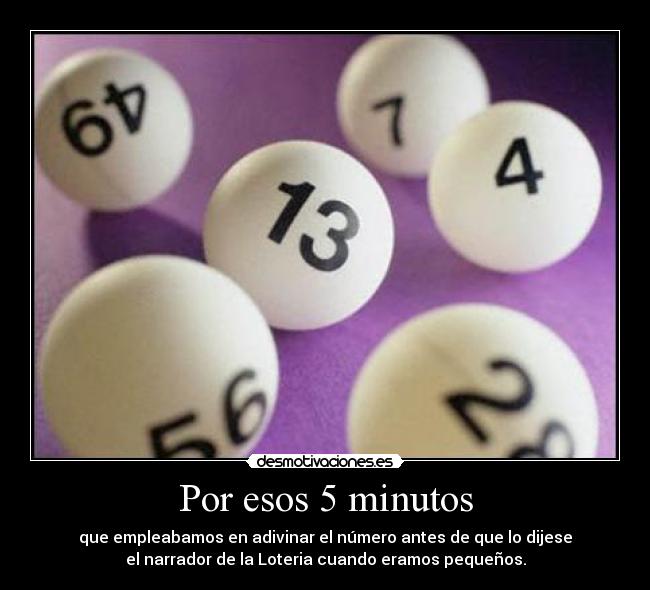 carteles loteria infancia desmotivaciones