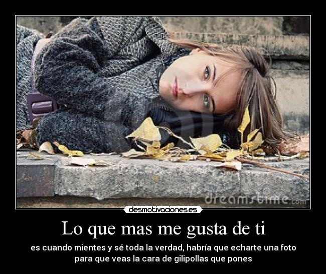 Lo que mas me gusta de ti -