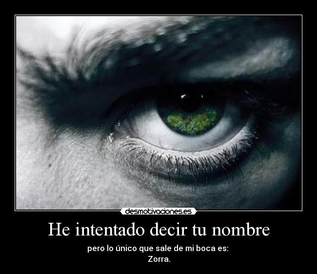 carteles intentado decir nombre pero unico que sale boca zorra revelation desmotivaciones