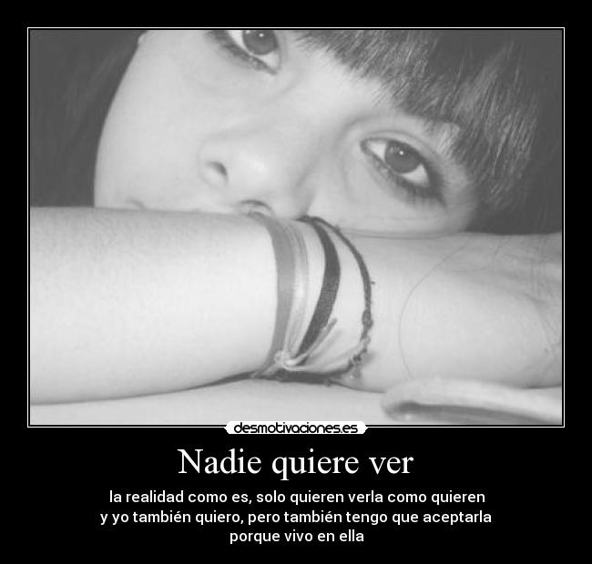 Nadie quiere ver -