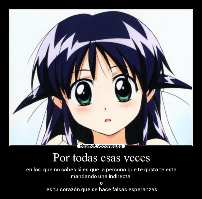 Por todas esas veces -