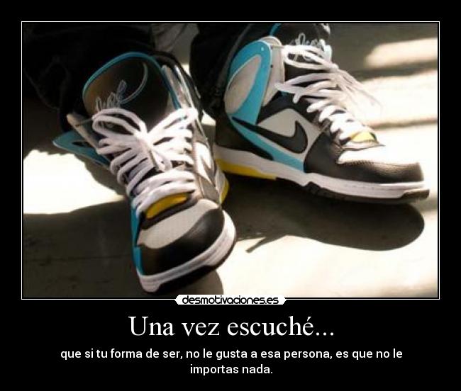 Una vez escuché... - 