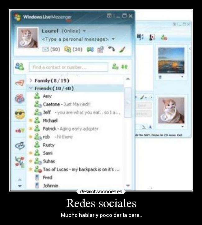 Redes sociales -