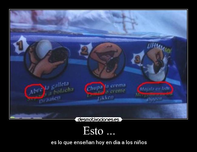 Esto ... - es lo que enseñan hoy en dia a los niños
