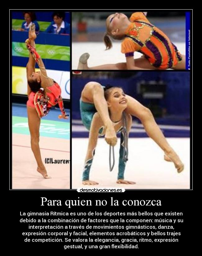 carteles gimnasia ritmica desmotivaciones