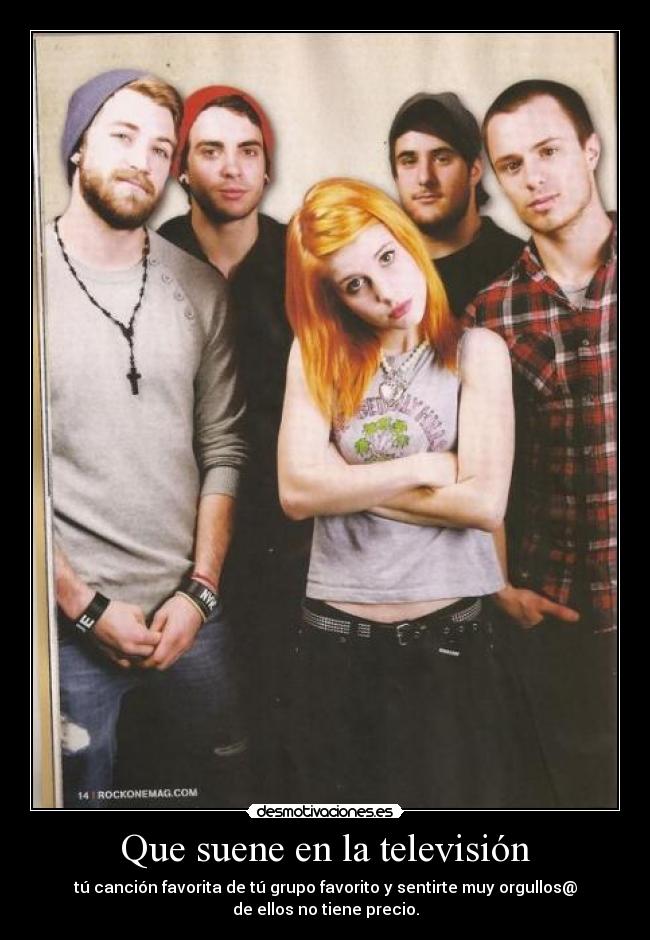 Que suene en la televisión -