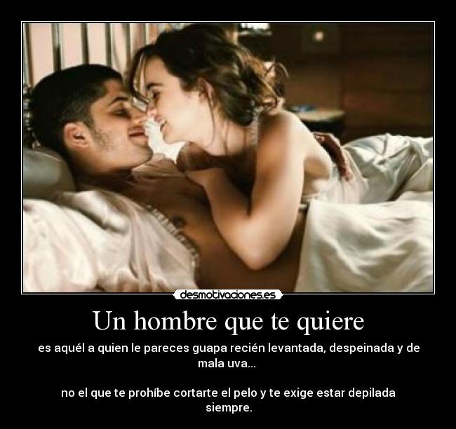 Un hombre que te quiere -