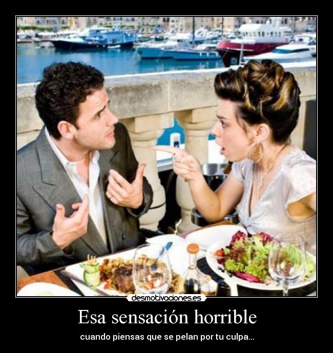 Esa sensación horrible - 