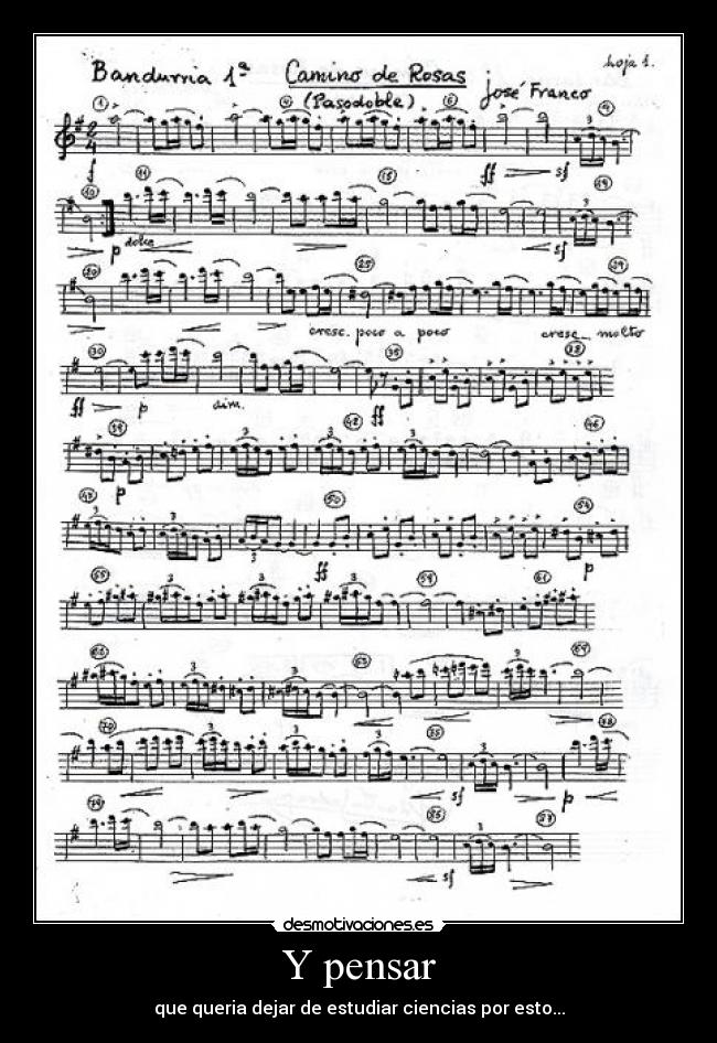 Y pensar - que queria dejar de estudiar ciencias por esto...