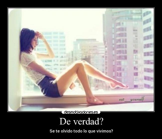 De verdad? - 