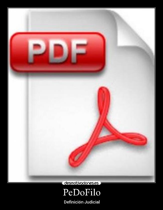 PeDoFilo - Definición Judicial
