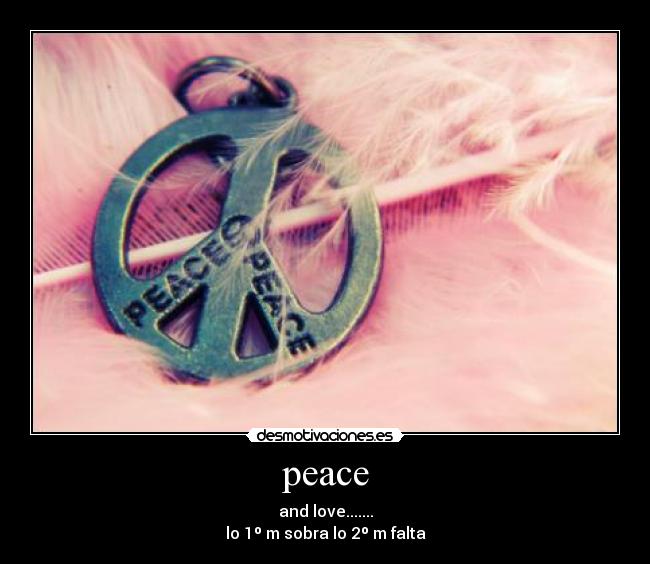 peace -