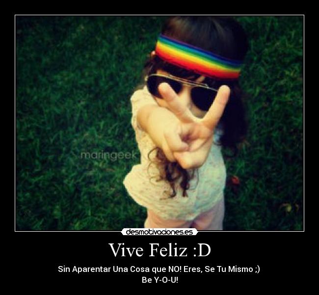carteles vive feliz desmotivaciones