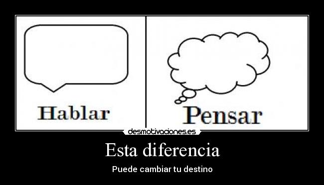 Esta diferencia - Puede cambiar tu destino