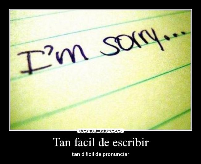 Tan facil de escribir -