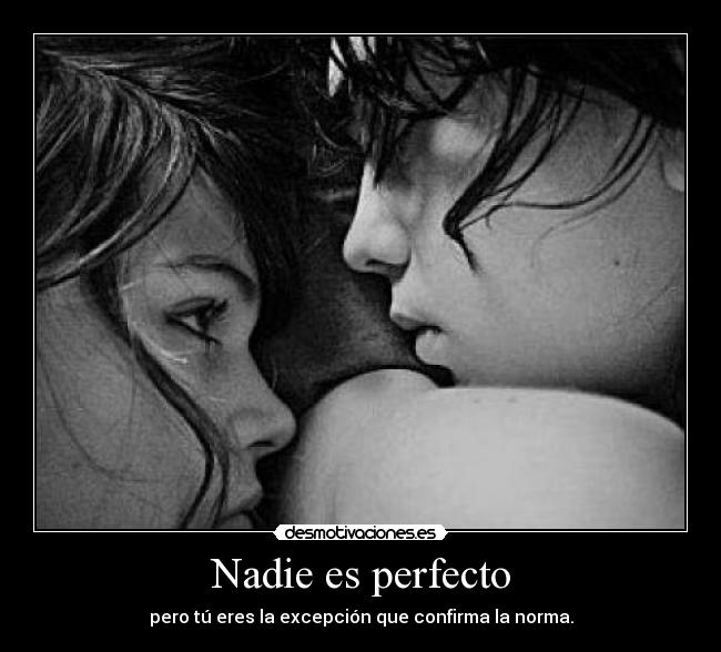 Nadie es perfecto -
