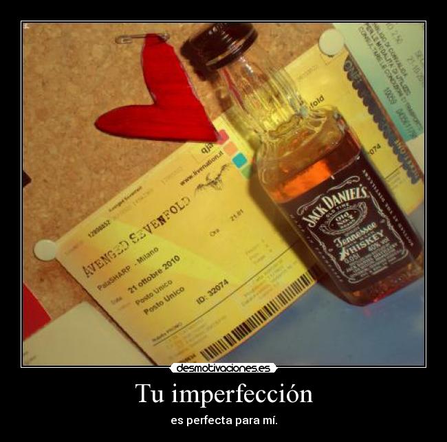 Tu imperfección -